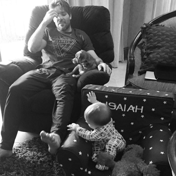 Mike Fisher, Isaiah Fisher, Carrie Underwood, Instagram Mike Fisher, Isaiah Fisher, Carrie Underwood, Instagram